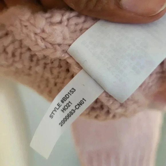 J.Crew Button Shoulder Crewneck Alpaca/Wool Blend Pink Sweater(XS) - Picture 10 of 10